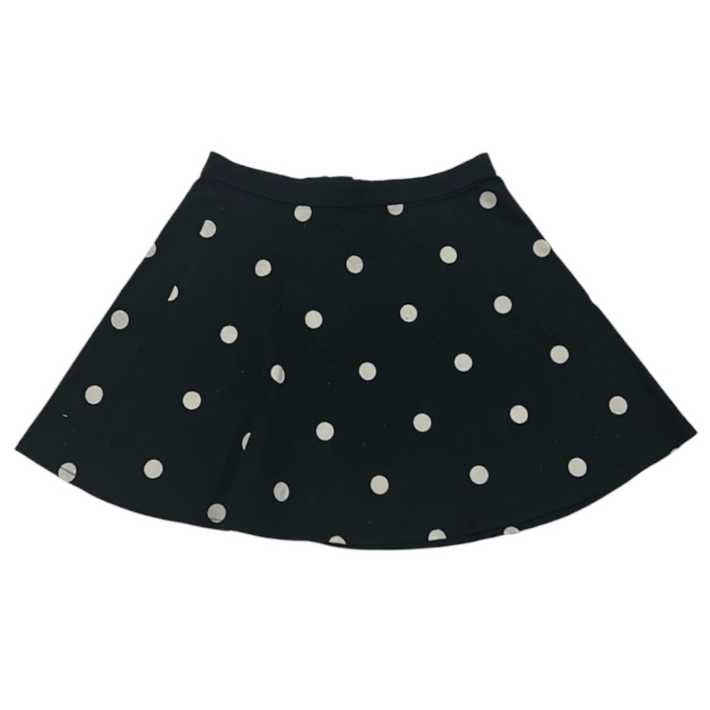 Polka-Dot Skater Skirt — Black & White 🖤🤍 - Picture 6 of 7
